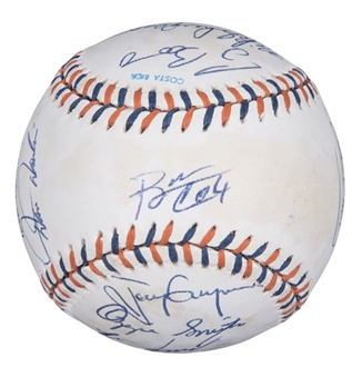 1992 National League All-Stars Team Signed Baseball From Terry Pendleton Collection (Beckett PreCert & Pendleton LOA)